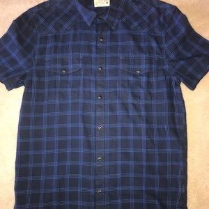 Lucky Brand button down short sleeve with snaps